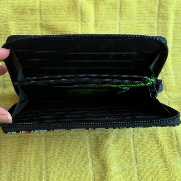 NEW ~ VERA BRADLEY Accordion Wallet Art Plaid - Picture 7 of 8